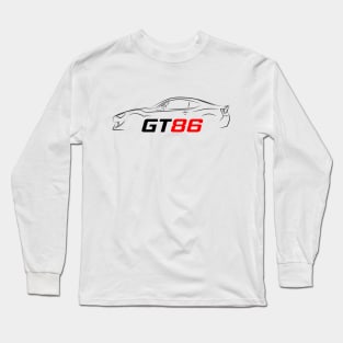 GT86 Silhouette Long Sleeve T-Shirt